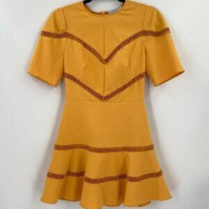 NEW Finders Keepers Tangerine Cut Out Dress